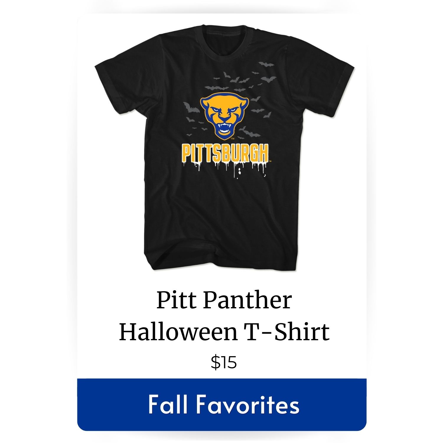 pitt halloween shirt